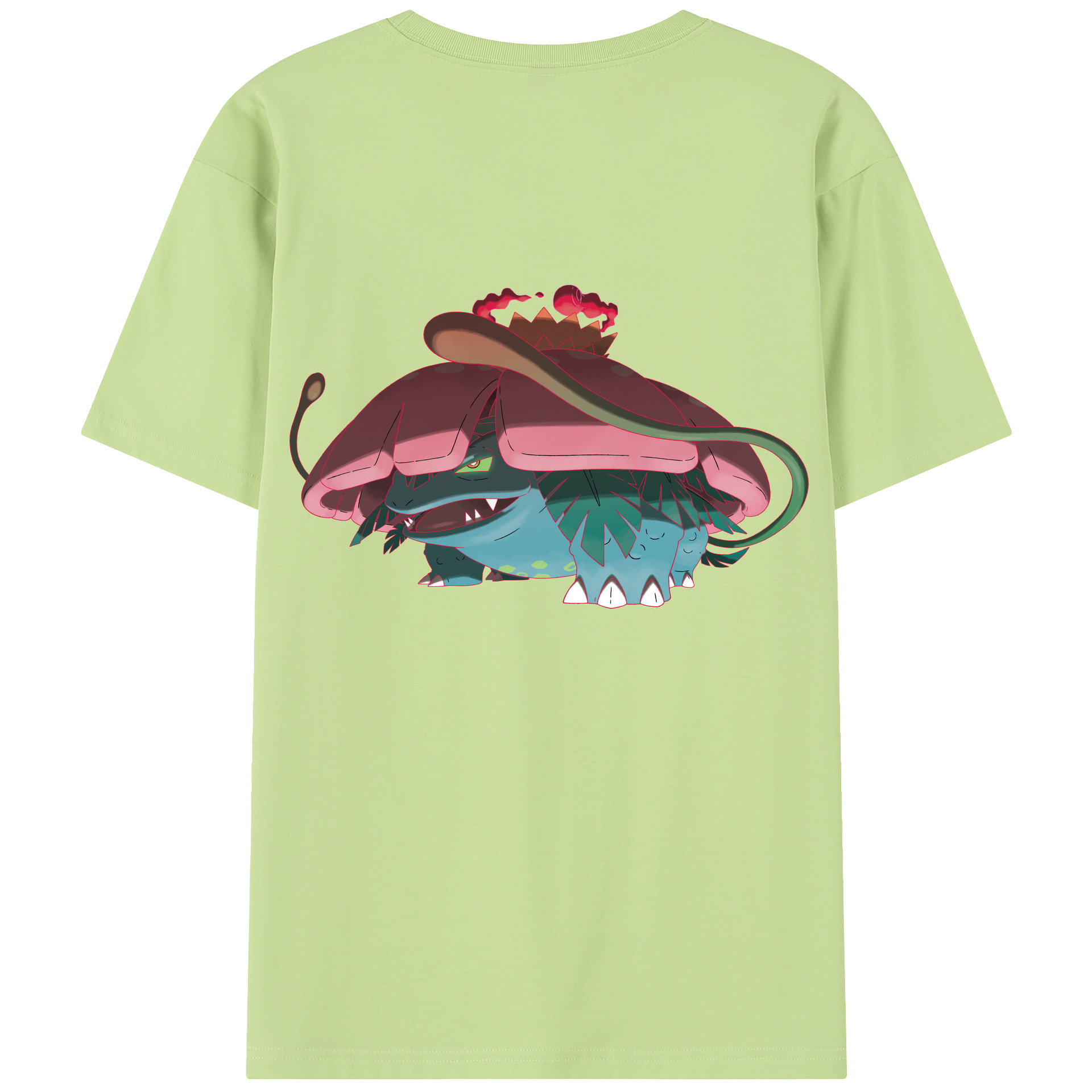 （画像用） ポケットモンスター Pokémon 綿100％半袖Tシャツ（背面プリント）
